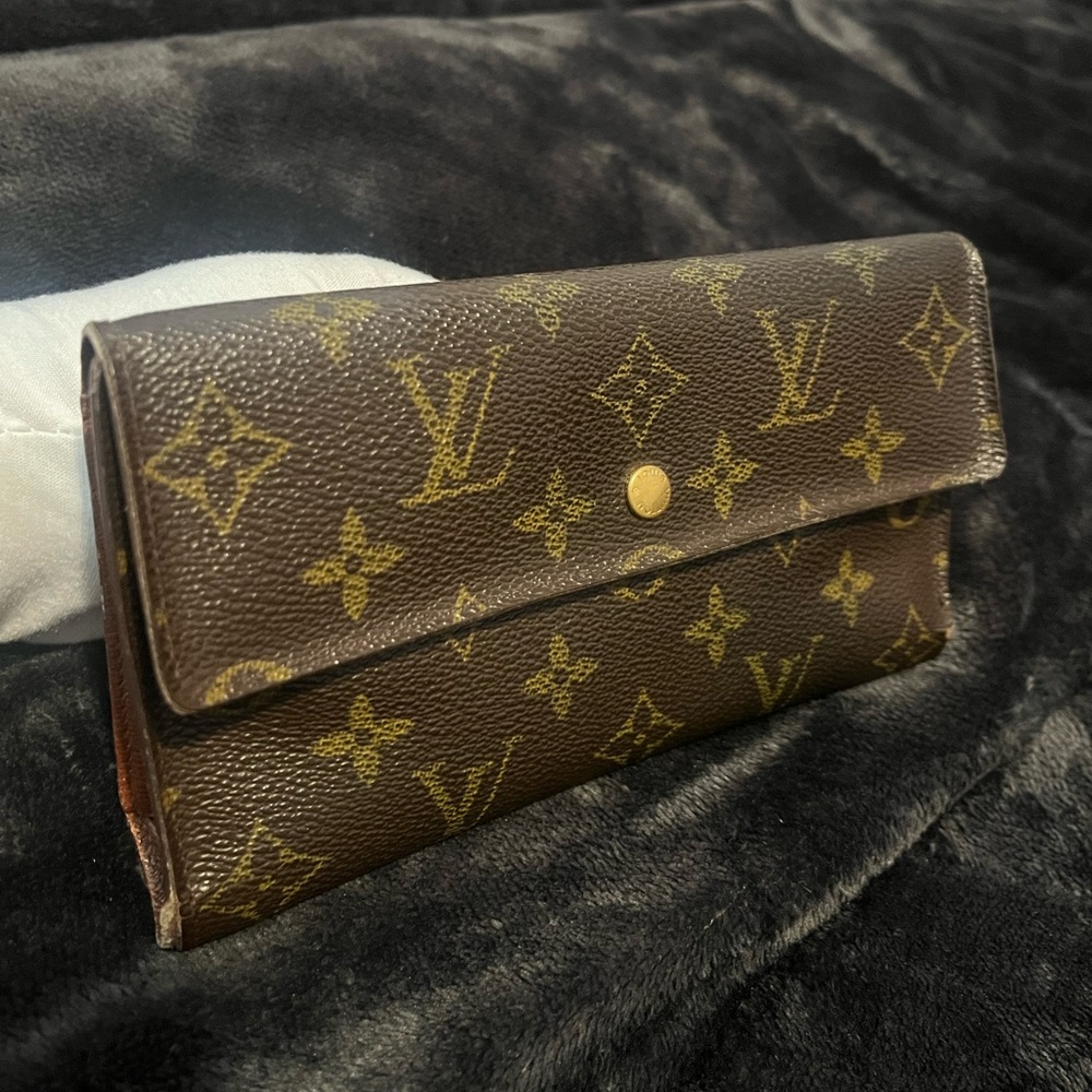 LV monogram continental wallet...good used condition!